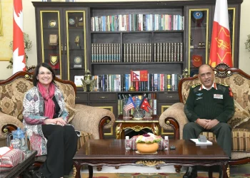 प्रधानसेनापति शर्मा र अमेरिकी नेसनल सेक्युरिटी काउन्सिलकी सिनियर डाइरेक्टरबीच भेटवार्ता
