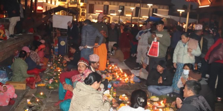 दिवङ्गत पितृको सद्गतिको कामना गर्दै बालाचतुर्दशी मनाइदै