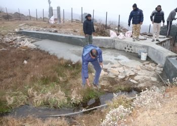 गुफा पोखरी लिफ्ट खानेपानी आयोजना अन्तिम चरणमा