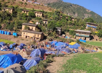 जाजरकोट भूकम्पः अस्थायी आवासको पहिलो किस्ता वितरण प्रारम्भ