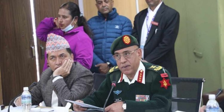द्रुत मार्गको काम द्रुत रूपमा अघि बढिरहेको छः प्रधान सेनापति शर्मा