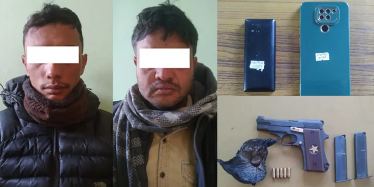 भक्तपुरबाट हतियार र खैरो हेरोइनसहित दुई जना पक्राउ