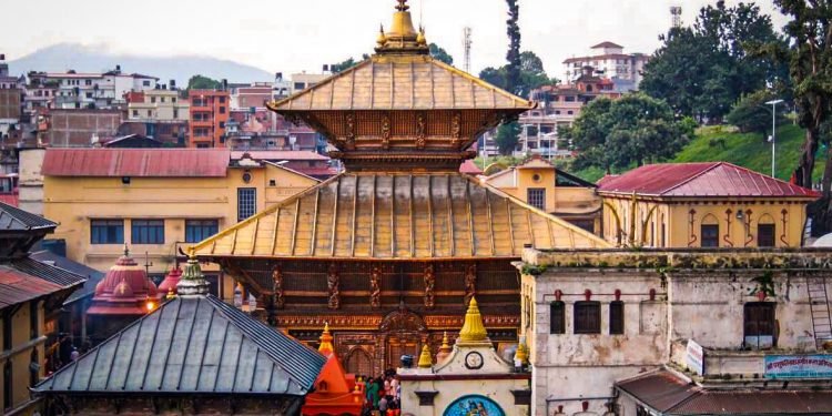 पशुपतिनाथमा नागमणि, एकमुखे रुद्राक्ष र दाहिने शङ्ख प्रदर्शन