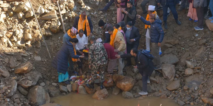 पाट्नेखोला पुल र सडक शिलान्यास