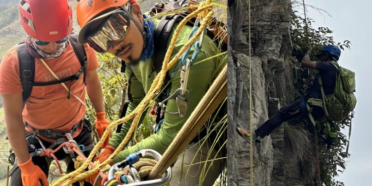 सोलुखुम्बुको मह भिरमा ‘रक क्लाइम्बिङ’ सञ्चालनमा आउँदै