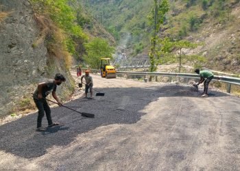 सालझण्डी–ढोरपाटन सडक निर्माण द्रुत गतिमा