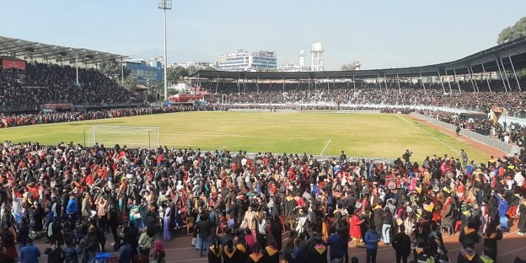 त्रिभुवन विश्वविद्यालयले बनायो विश्व रेकर्ड, एकैपटक सबैभन्दा धेरै विद्यार्थी दीक्षित