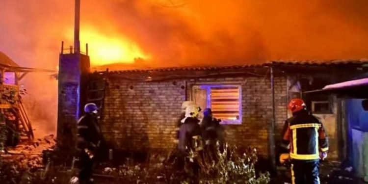 युक्रेनको राजधानीमा आक्रमण, ५० भन्दा बढी घाइते