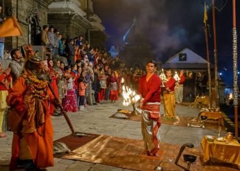बागमती नदी किनारमा हुने गंगा आरती र दिप प्रज्वलनको भिडियो नखिच्न कोषको निर्देशन