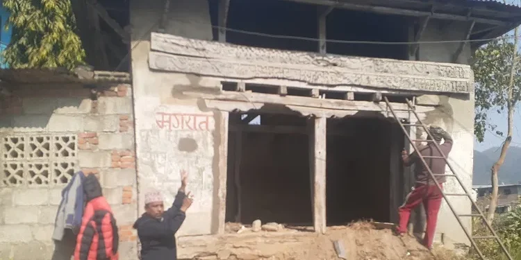 व्यक्तिगत लगानीमा जीर्ण पाटीको संरक्षण गरिँदै