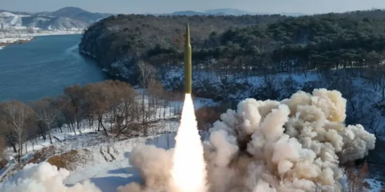 हाइपरसोनिक क्षेप्यास्त्र परीक्षण गरेको उत्तर कोरियाको दाबी