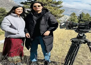 चलचित्र ‘खुस्मा’ को छायाङ्कन मनाङबाट