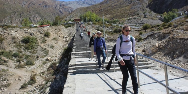 एक वर्षमा ९० हजार विदेशी पर्यटक पुगे मुस्ताङ