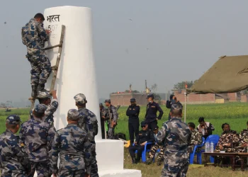 दशगजा क्षेत्रका जीर्ण सीमा स्तम्भको मर्मत सम्भार सुरु
