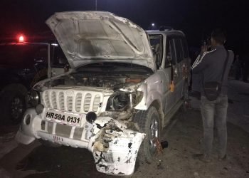 सर्लाहीमा भारतीय गाडी ठोक्किँदा दुई जनाको मृत्यु