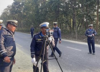 टिकौली जङ्गल क्षेत्रमा ‘राडर गन’ सहित चेकजाँच