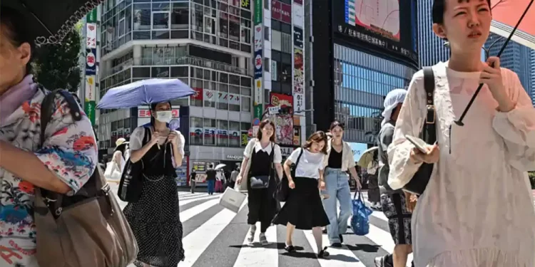 जापानमा बेमौसमी तापक्रम बढ्यो