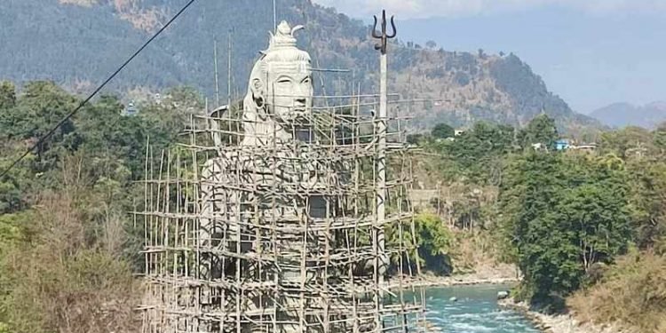 लमजुङमा बन्दै छ १०८ फिट अग्लो महादेवको मूर्ति