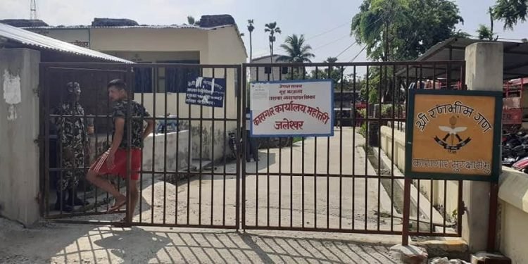 जलेश्वर कारागारमा क्षमताभन्दा तीन गुणा बढी कैदीबन्दी