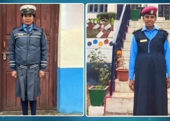 गर्भवती प्रहरीलाई छुट्टै पोसाक