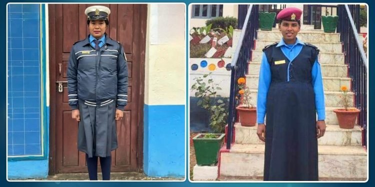 गर्भवती प्रहरीलाई छुट्टै पोसाक