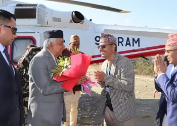 राष्ट्रपति पौडेल बागलुङको पञ्चकोटमा