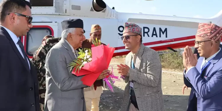 राष्ट्रपति पौडेल बागलुङको पञ्चकोटमा