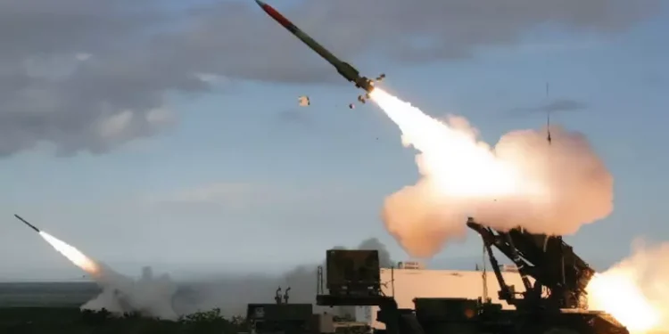 रुसी सैन्य विमान खसाल्न प्याट्रियट प्रणाली निर्देशित मिसाइल प्रयोग