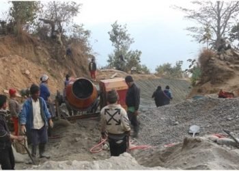 धाप्लाङ–सिन्ताङ–बराहपोखरी सडक स्तरोन्नति गरिँदै