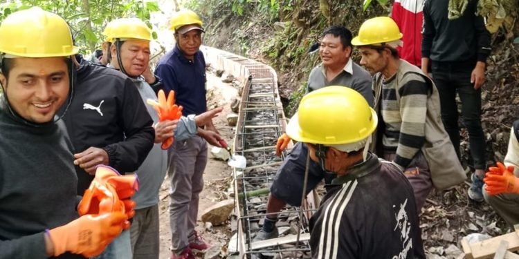 माङसेवुङमा एकै पटक थालिए चार वटा सिँचाइ आयोजना