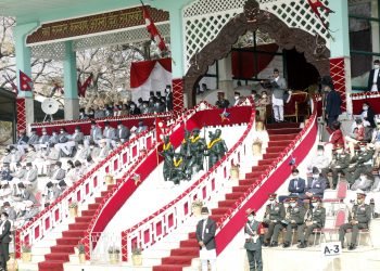 टुँडिखेलमा राष्ट्रिय प्रजातन्त्र दिवस समारोह