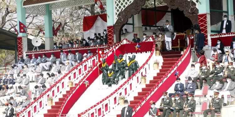 टुँडिखेलमा राष्ट्रिय प्रजातन्त्र दिवस समारोह
