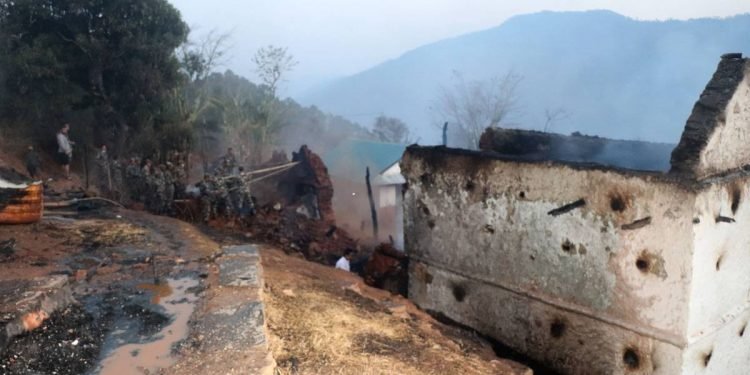 भोजपुरमा आगलागी परी ३ जना बालबालिकाको मृत्यु