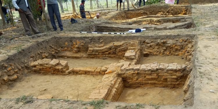 कीचकवध उत्खननः भवनको संरचना भेटिएको पुष्टि