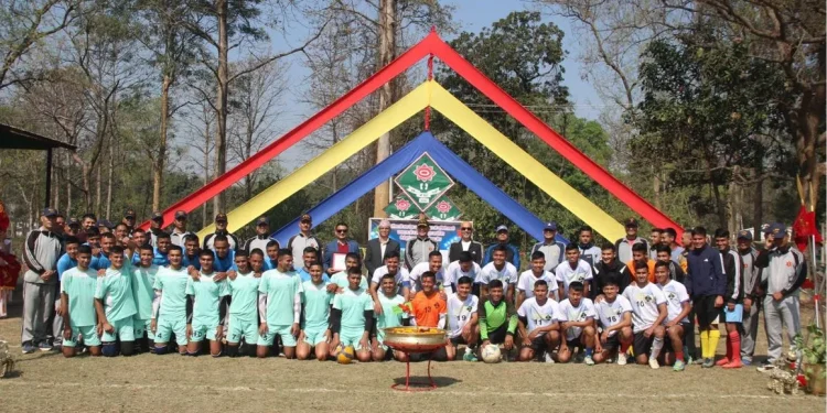 मैत्रीपूर्ण खेलमा नेपाली सेनाको वज्रदल विजयी