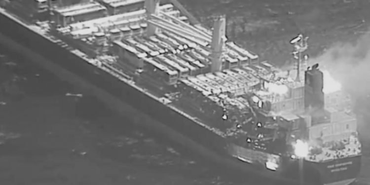 अमेरिकी कार्गो जहाजमा हुथी विद्रोहीको हमला, ३ जनाको मृत्यु, एक नेपालीको अवस्था अज्ञात