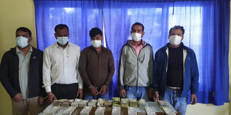 हुण्डी कारोबारमा संलग्न पाँचजना पक्राउ