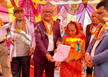 ‘तीन पुस्तापछि जग्गाको मालिक बन्न पाउने भयौँ, खुसी छौँ’