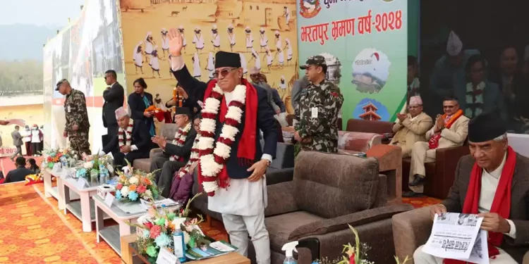 देशको पर्यटन प्रवर्द्धनमा भरतपुर भ्रमण वर्ष कोशेढुङ्गा सावित हुने छ – प्रधानमन्त्री