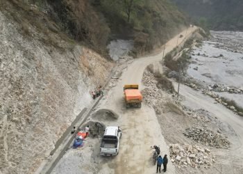 कालीगण्डकी कोरिडोरः बेनी–मालढुङ्गा खण्ड निर्माणमा प्रगति