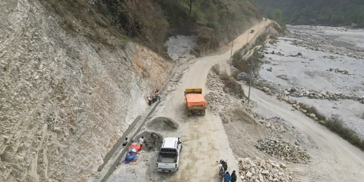 कालीगण्डकी कोरिडोरः बेनी–मालढुङ्गा खण्ड निर्माणमा प्रगति