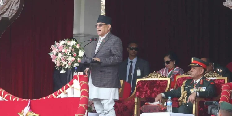 राष्ट्रप्रति समर्पित युवा देशका लागि पहिलो आवश्यकताः प्रधानमन्त्री