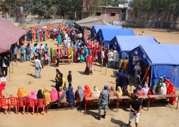 रौतहटमा सशस्त्रको स्वास्थ्य शिविर : १४ सयको परीक्षण