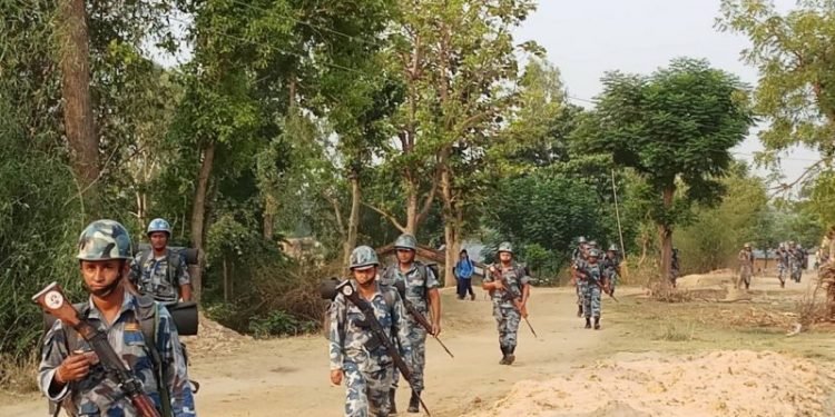 सशस्त्र प्रहरीले सीमामा २४सै घण्टा गस्ती गर्ने