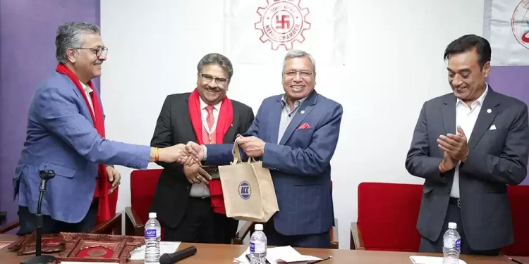 नेपाल र इण्डियन चेम्बर अफ कमर्सबीच आर्थिक सहकार्यको समझदारी