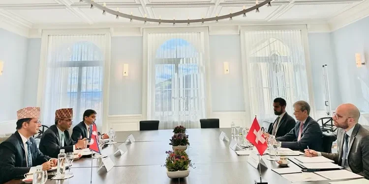 स्वीस उद्यमीलाई नेपालमा लगानी गर्न आह्वान