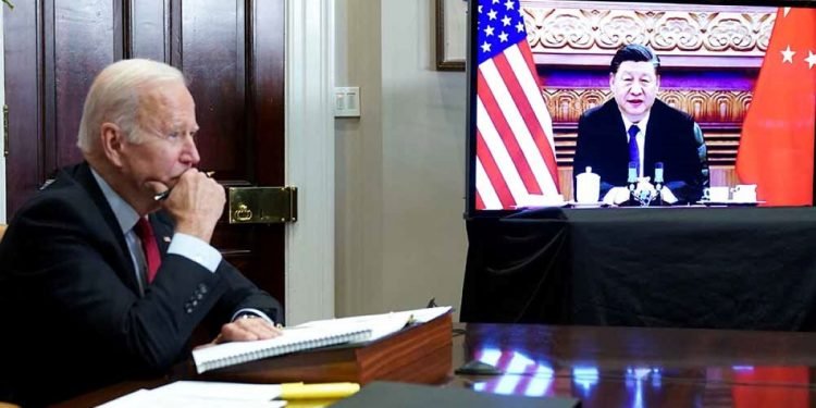 बाइडेन र जिनपिङबीच टेलिफोन कुराकानी