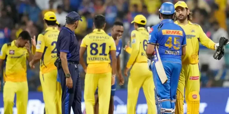 आइपिएलमा चेन्नईले मुम्बईलाई हरायो