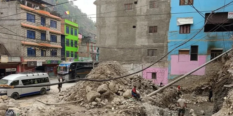 बेनीमा कृषि बजारको भवन निर्माण सुरु