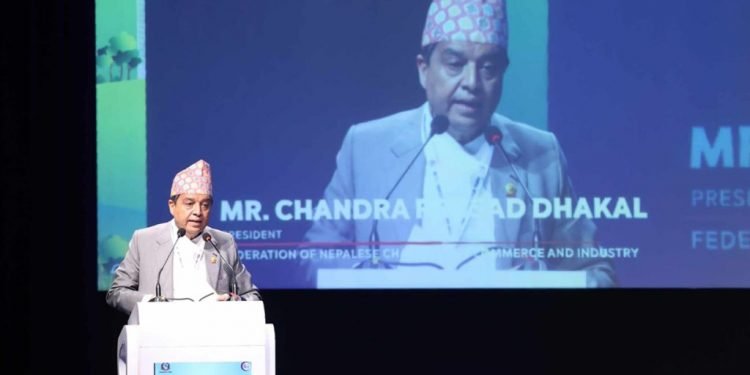 नेपालमा लगानी गर्नुस्, सहकार्य गर्न तयार छौँ : अध्यक्ष ढकाल
